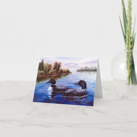 Ein was für PaareLoon Notecard Karte (Vorderseite)