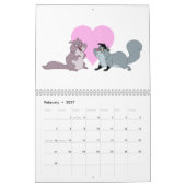 "Ein was für Wandkalender des Charakter-" 2009 (Feb 2027)