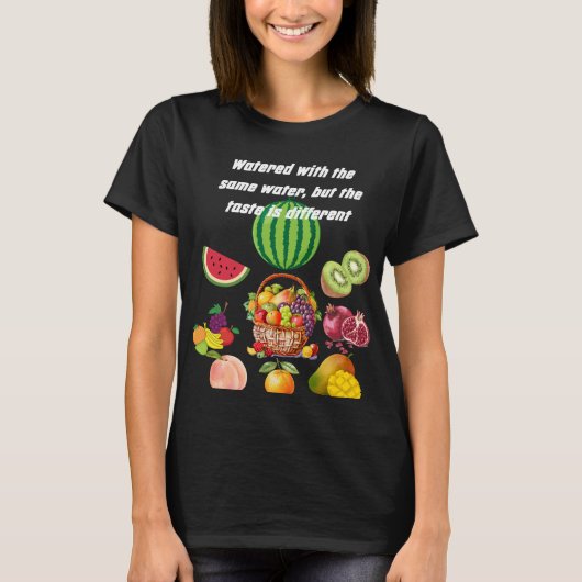 "Ein Wasser, viele Aromen - eine fruchtbare Botsch T-Shirt (Vorderseite)