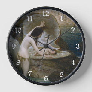 Ein Wasserbaby gefunden in einer Muschel von einer Uhr