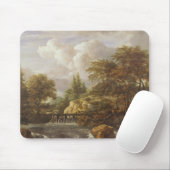 Ein Wasserfall in einer felsigen Landschaft, Mousepad (Mit Mouse)