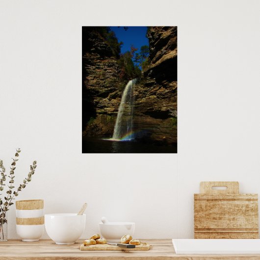 Ein Wasserfall Poster (Küche)