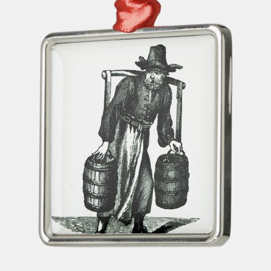 Ein Wasserträger Silbernes Ornament (Links)