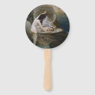 Ein Water Baby in Seashell von Bikini Nymph gefund Fächer