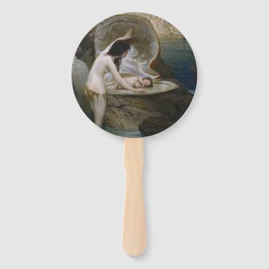 Ein Water Baby in Seashell von Bikini Nymph gefund Fächer (Vorderseite)