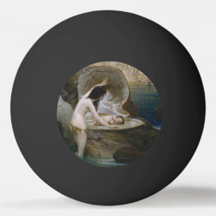 Ein Water Baby in Seashell von Bikini Nymph gefund Tischtennisball