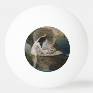 Ein Water Baby in Seashell von Bikini Nymph gefund Tischtennisball