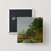 Ein Watermill in Christiania, c.1834 Button (Vorne & Hinten)