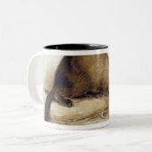 Ein Weasel, 1832 (w/c, Stift, Tinte, Gouache und Zweifarbige Tasse (Vorderseite Links)