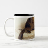 Ein Weasel, 1832 (w/c, Stift, Tinte, Gouache und Zweifarbige Tasse (Links)