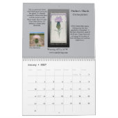Ein Weaver-Journal gefährdeter Wildblumen Kalender (Jan 2027)