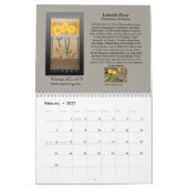 Ein Weaver-Journal gefährdeter Wildblumen Kalender (Feb 2027)
