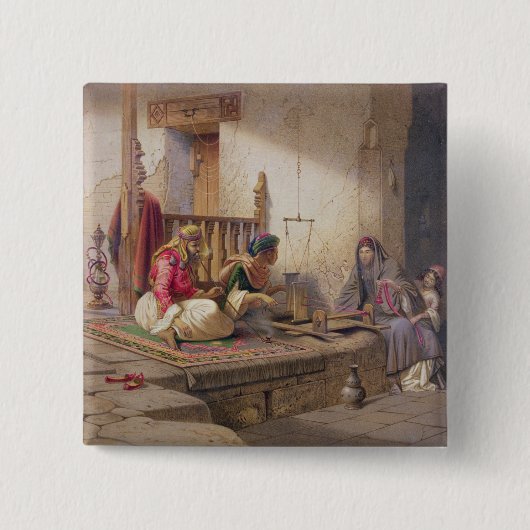 Ein Weber in Esna, eine von 24 Illustrationen Button (Vorderseite)