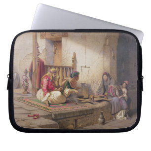 Ein Weber in Esna, eine von 24 Illustrationen Laptopschutzhülle