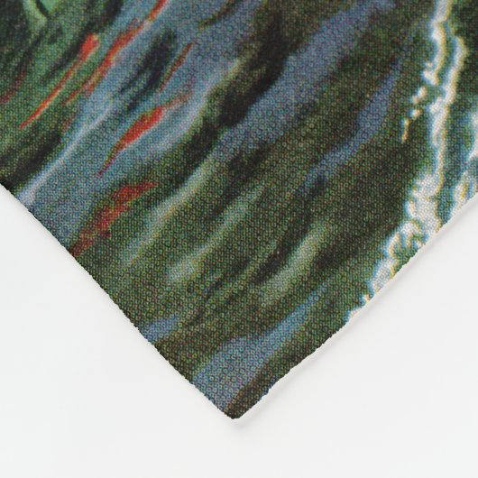 Ein Weck von Ben Kimberly Buttone Fleecedecke (Ecke)