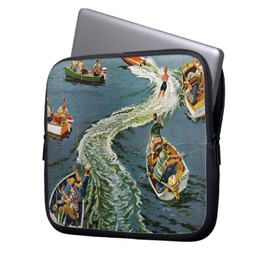 Ein Weck von Ben Kimberly Buttone Laptopschutzhülle (Vorderseite Links)