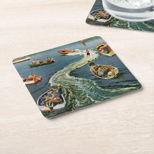 Ein Weck von Ben Kimberly Buttone Rechteckiger Pappuntersetzer (angewinkelt)