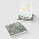 Ein Weck von Ben Kimberly Buttone Steinuntersetzer (Seitenansicht)