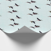 Ein Wedge von Ibises im Flug Geschenkpapier (Ecke)