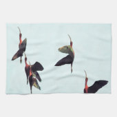 Ein Wedge von Ibises im Flug Geschirrtuch (Horizontal)