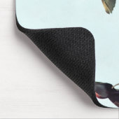 Ein Wedge von Ibises im Flug Mousepad (Ecke)