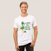 Ein Wee Bit Irish Heute St. Patrick Day Tri-Blend Shirt (Vorderseite voll)
