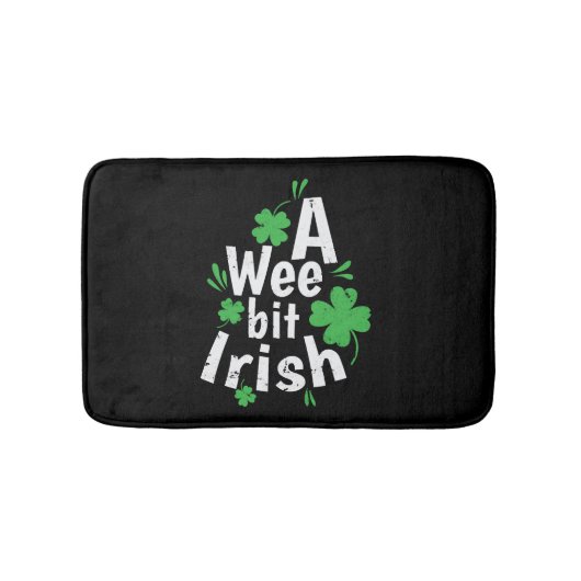 Ein Wee bit Irish St. Patricks Day Badematte (Vorderseite)