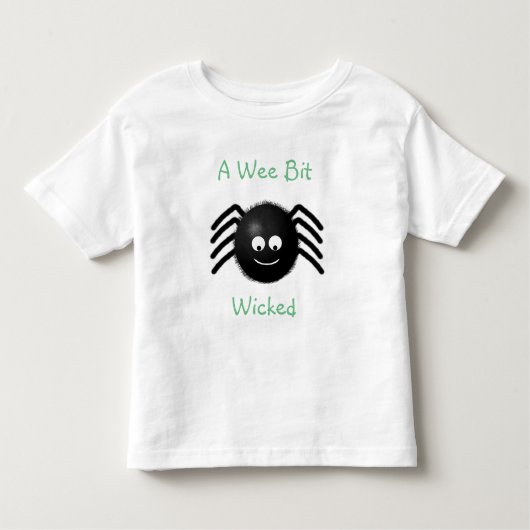 Ein Wee-Bit-Spicklein Halloween-Shirt Kleinkind T-shirt (Vorderseite)