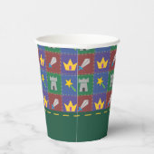 Ein Wee's Fantasy Quilt Paper Cup Pappbecher (Rechts)