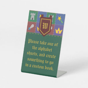 Ein Wee's Fantasy Quilt Pedestal Sign Sockelschild