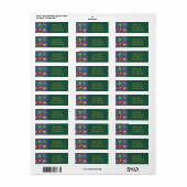 Ein Wee's Fantasy Quilt-Rücksendeadresse-Label (Vorne)