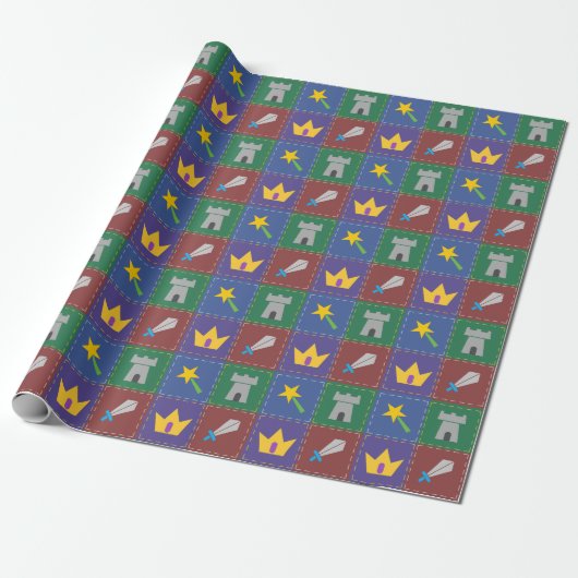 Ein Wee's Fantasy Quilt Wrapping Paper Geschenkpapier (Ungerollt)