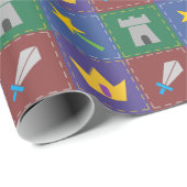 Ein Wee's Fantasy Quilt Wrapping Paper Geschenkpapier (Rolleneckpunkt)