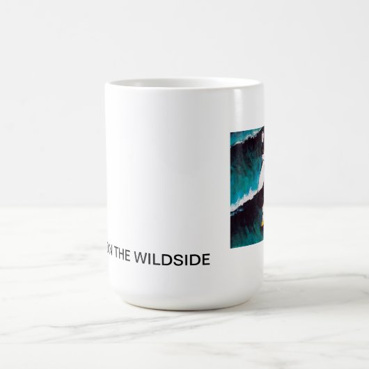 EIN WEG AUF DEM WILDSIDE KAFFEETASSE (Mittel)