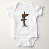 Ein Weg Baby Bodysuit Baby Strampler (Vorderseite)