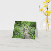 Ein Weg, der weniger eingeschlagen wird Karte (Gelbe Blume)