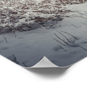 Ein Weg durch den verzauberten Winterwald Poster (Ecke)