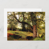 Ein Weg durch die Bäume von Albert Bierstadt Postkarte (Vorne/Hinten)
