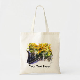 Ein Weg durch die Park-Tasche personalisiert Tragetasche
