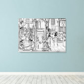 Ein Weg im Hotel-Dieu, Paris Leinwanddruck (Insitu (Holzboden))