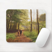 Ein Weg im Wald Mousepad (Mit Mouse)