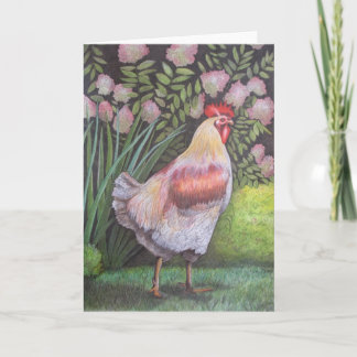 Ein Weg in der Garten GRUSS-KARTE Karte