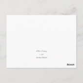 Ein Weg in der Toskana Postkarte (Rückseite)