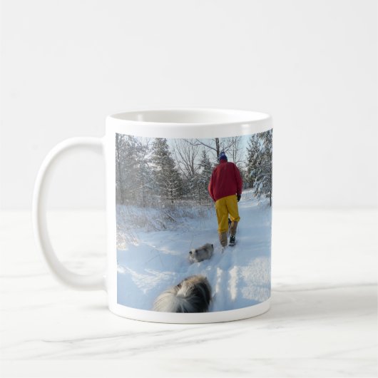 Ein Weg in der WaldTasse Kaffeetasse (Links)