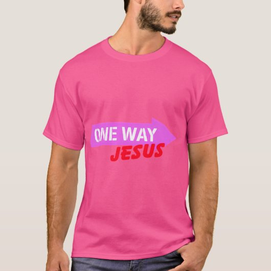 Ein Weg - Jesus 01 T-Shirt (Vorderseite)