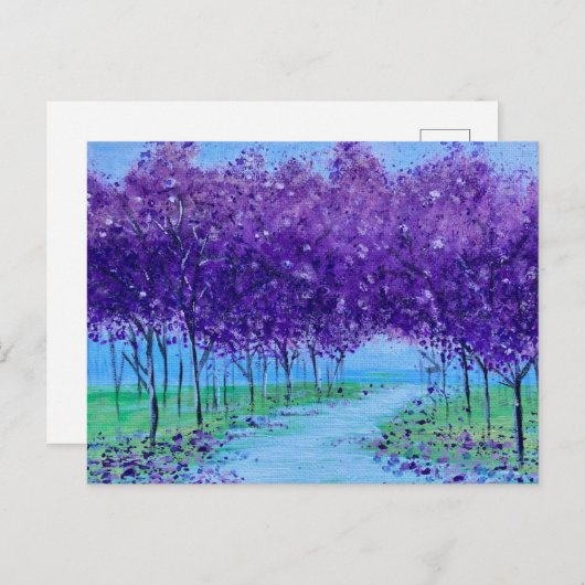 Ein Weg Postkarte (Vorne/Hinten)