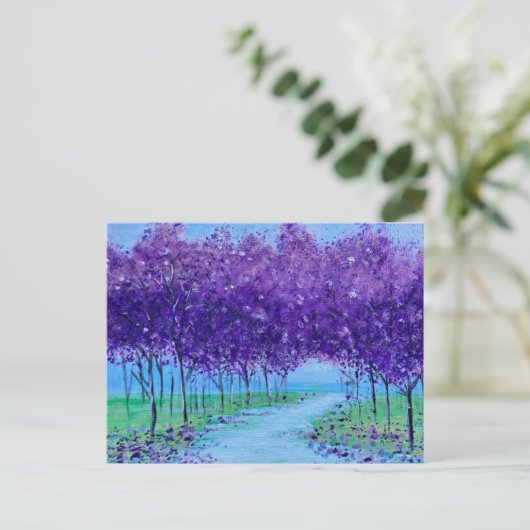 Ein Weg Postkarte (Stehend Vorderseite)