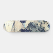 Ein Weg und Bäume am Strand im japanischen Stil Skateboard (Horizontal)