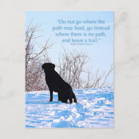 Ein Weg verlassen - Inspirationsangebot - Schwarze