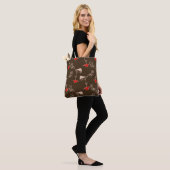 Ein weibliches Gesicht: abstraktes Muster. Tasche (Am Model)